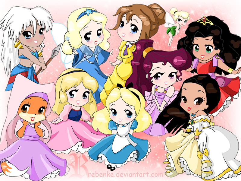 Chibi_Disney_Princesses_2_by_rebenke