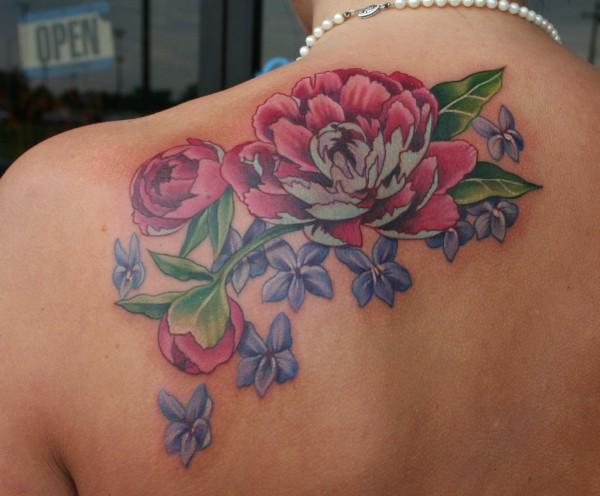 Peonies | Flower Tattoo