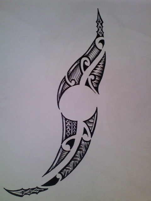 Maori leg design by Showkace on deviantART