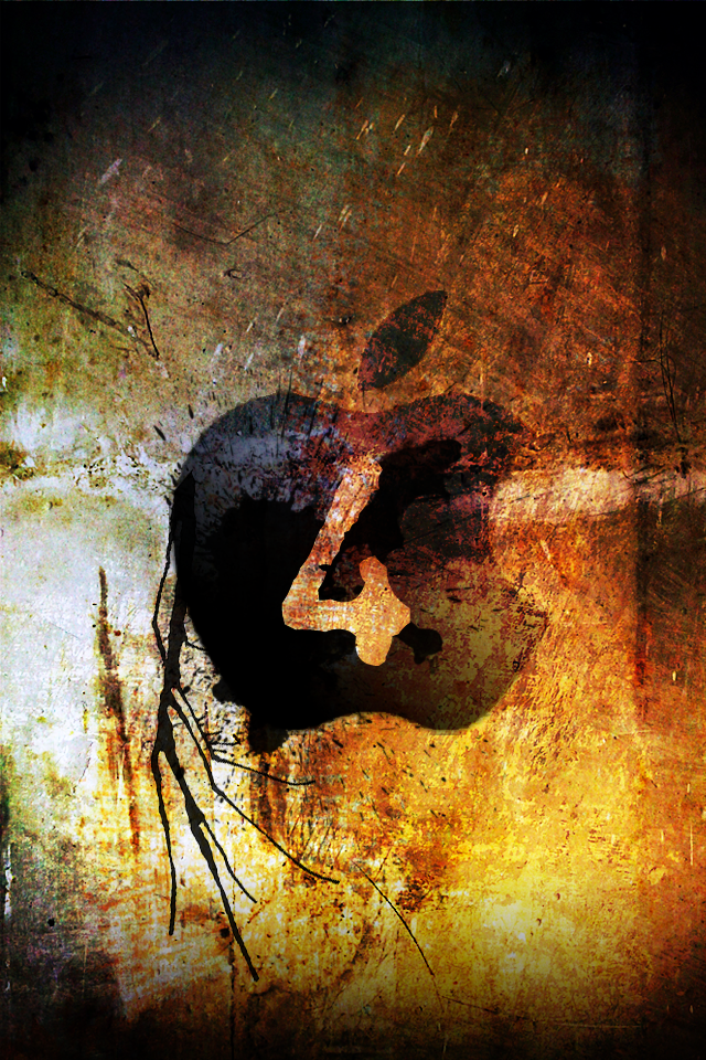 iPhone 4 Wallpaper Grunge by brickghost