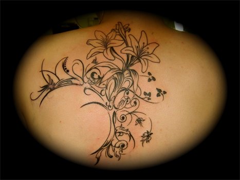 flower fillagree | Flower Tattoo
