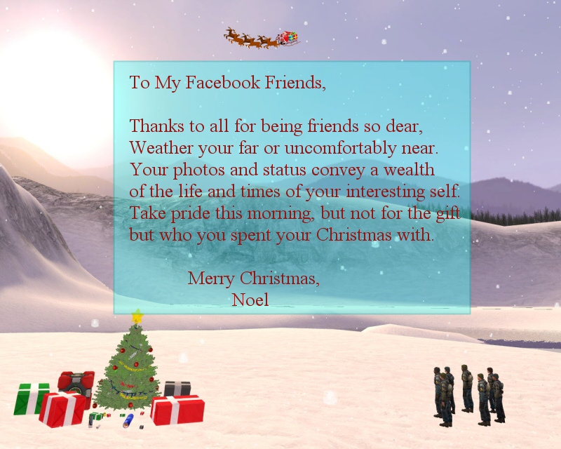 Facebook Christmas Card by tetsuogz on deviantART