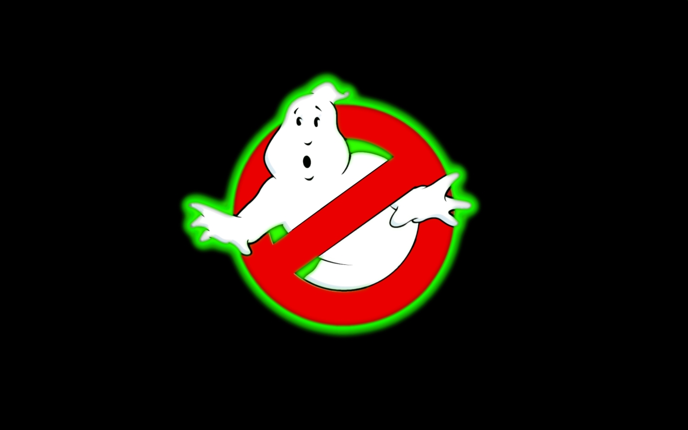 ghostbusters glowing logo wall by gamera68 fan art wallpaper movies tv ...