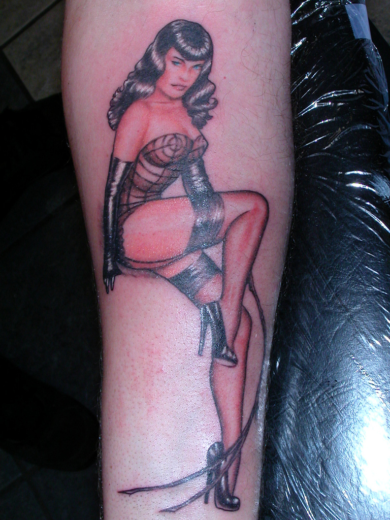 Betty Page Tattoo by Hylland1