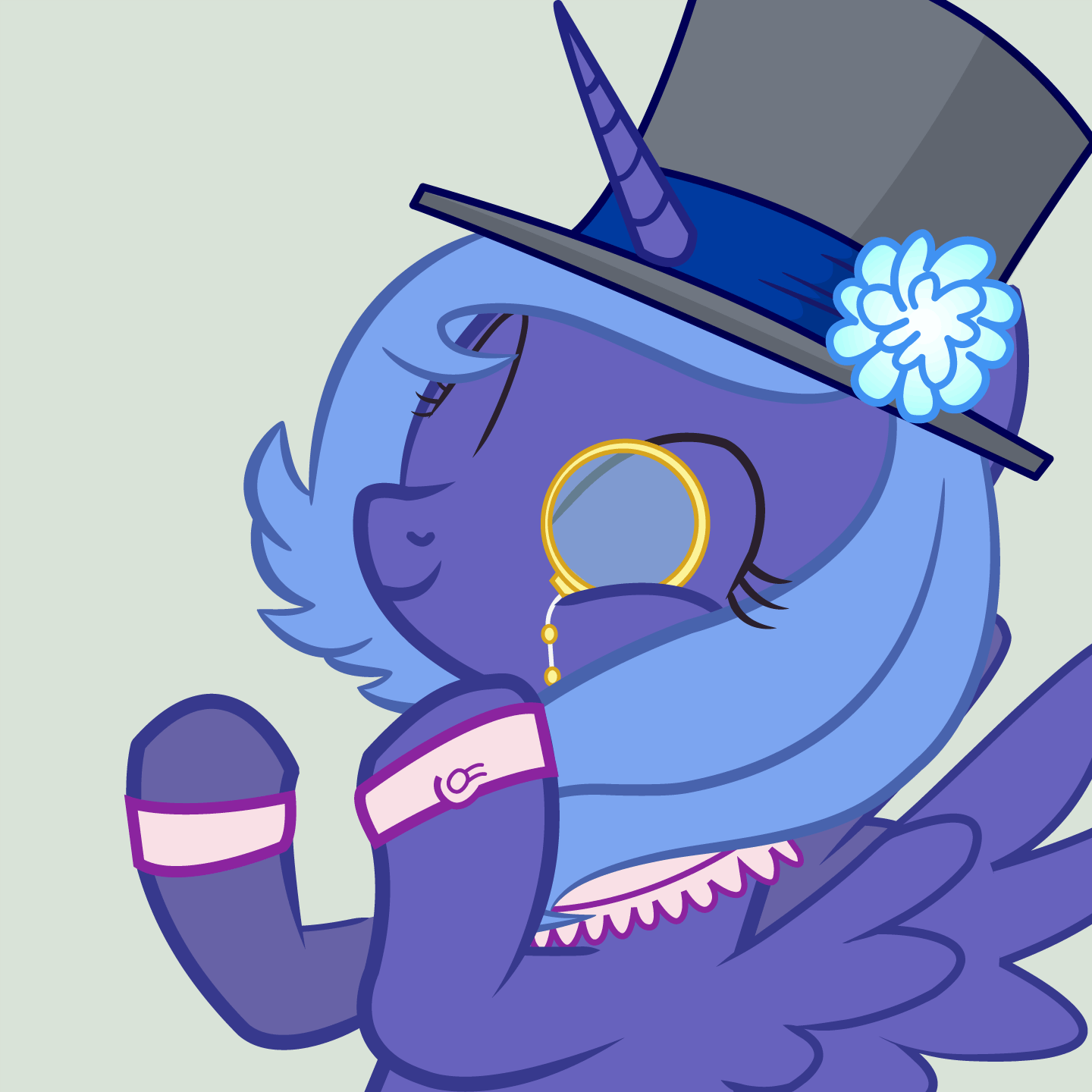 dignified_luna_clopplauding_by_mihaaaa-d3grliv.gif
