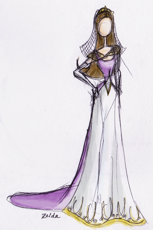Zelda Wedding Dress by nhathy on deviantART zelda wedding dress