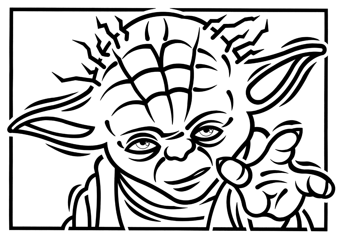 yoda coloring pages - photo #18