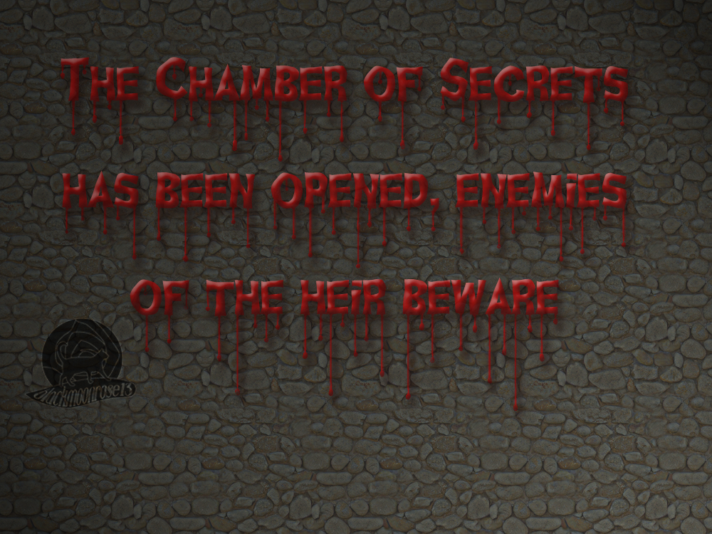 Chamber Of Secrets Has Been Open by Blackmoonrose13 on DeviantArt