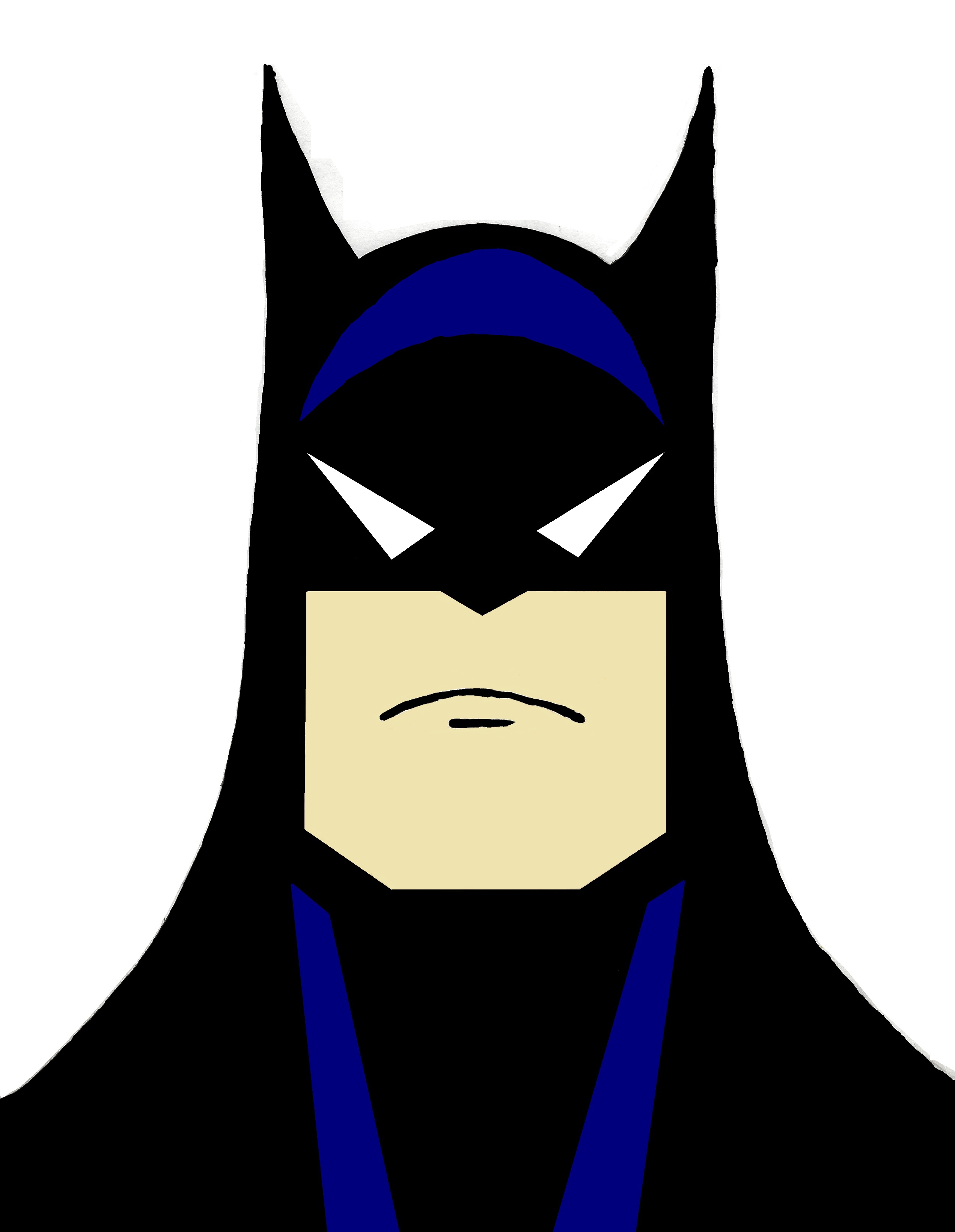 Batman Face (Recolored) by TNBatmanFan on DeviantArt