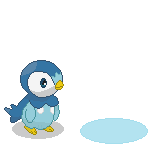 Animation lovely of the little Piplup