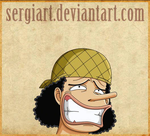 Usopp Funny Face by SergiART