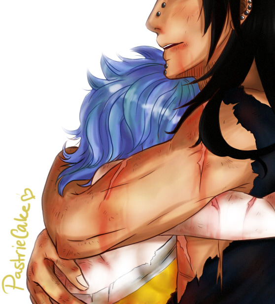 Comfort~ Gajeel x Levy by PastrieCake