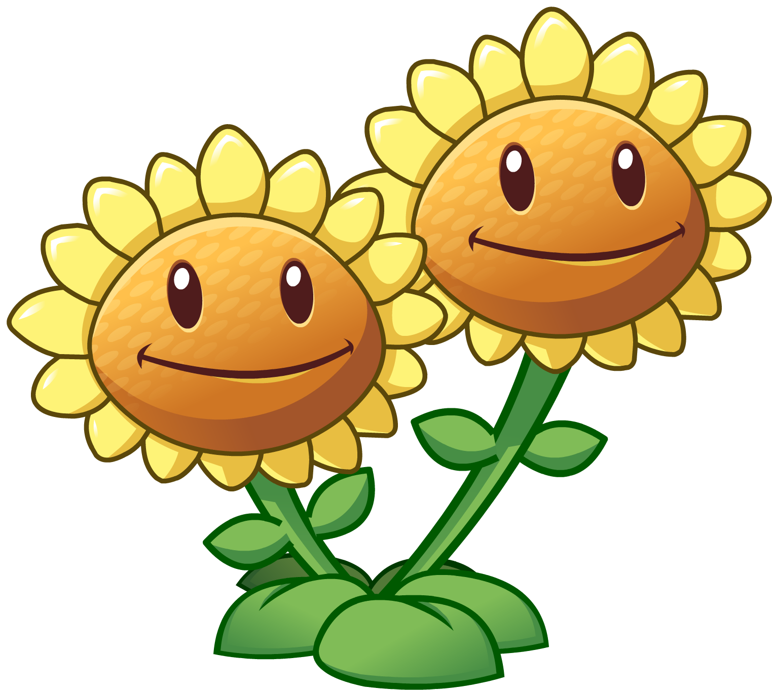 sunflower zombies plants vs twin pvz deviantart characters zombie sunflowers
