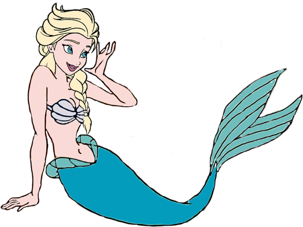 queen mermaid coloring pages - photo #39