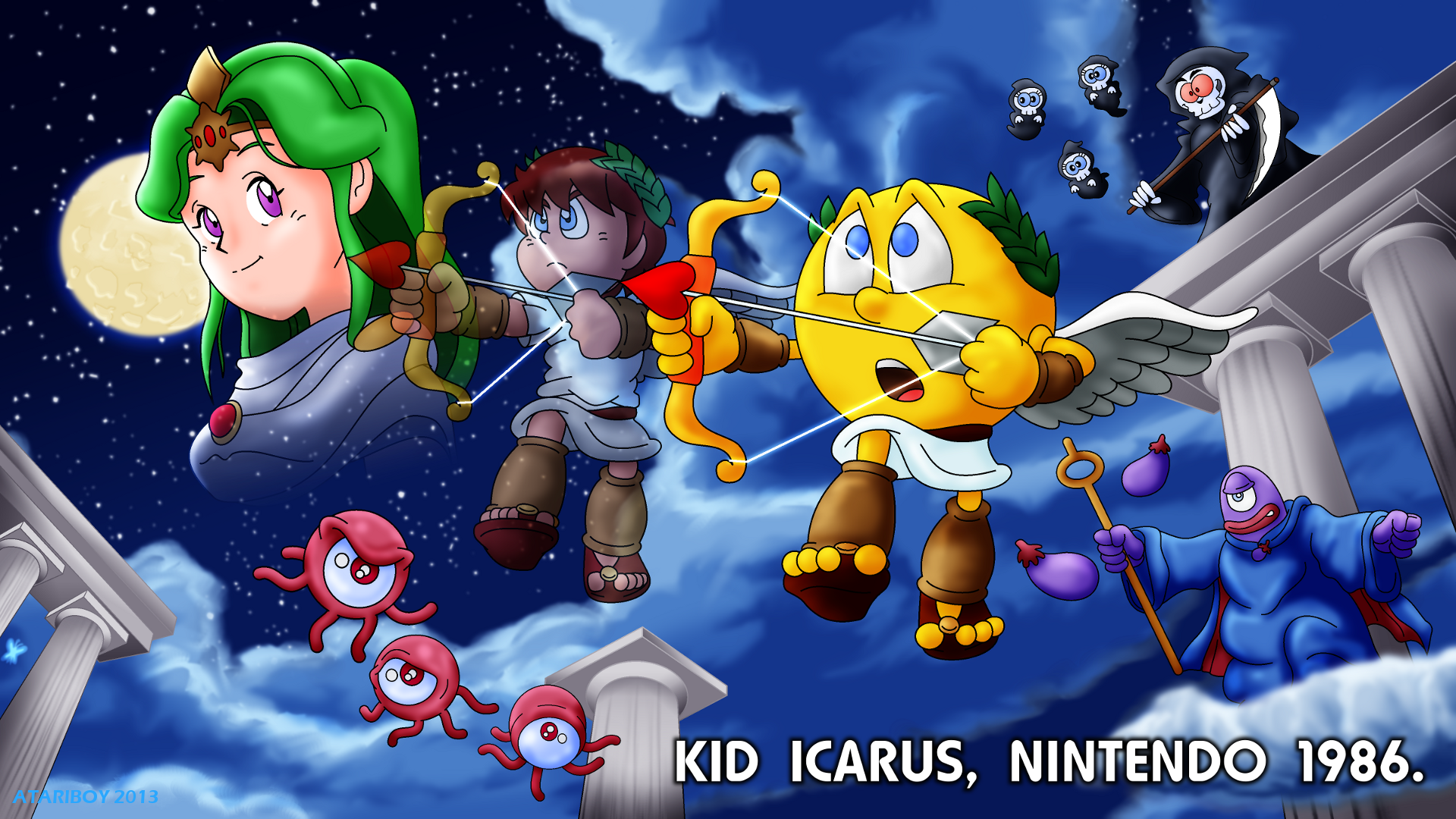 pacman_fanfic___kid_icarus_1986__by_atar