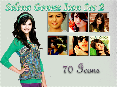 Selena Gomez Icons 2 by BLGraphics614 on deviantART