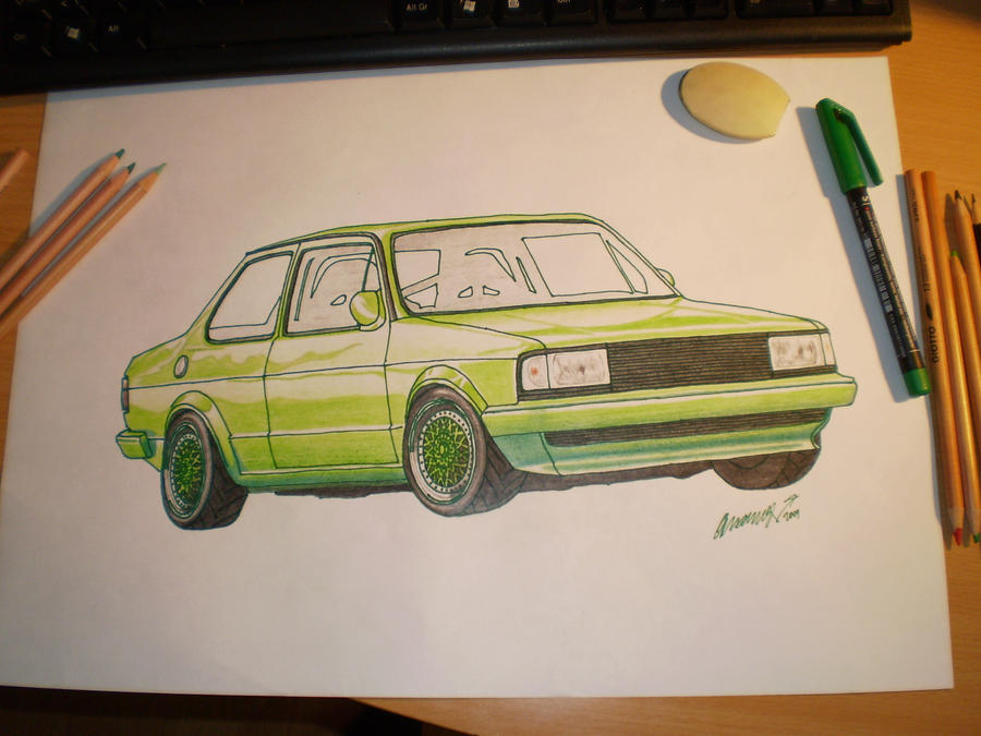 VW Jetta mk 1 coupe w BBS RS by daqqer on deviantART