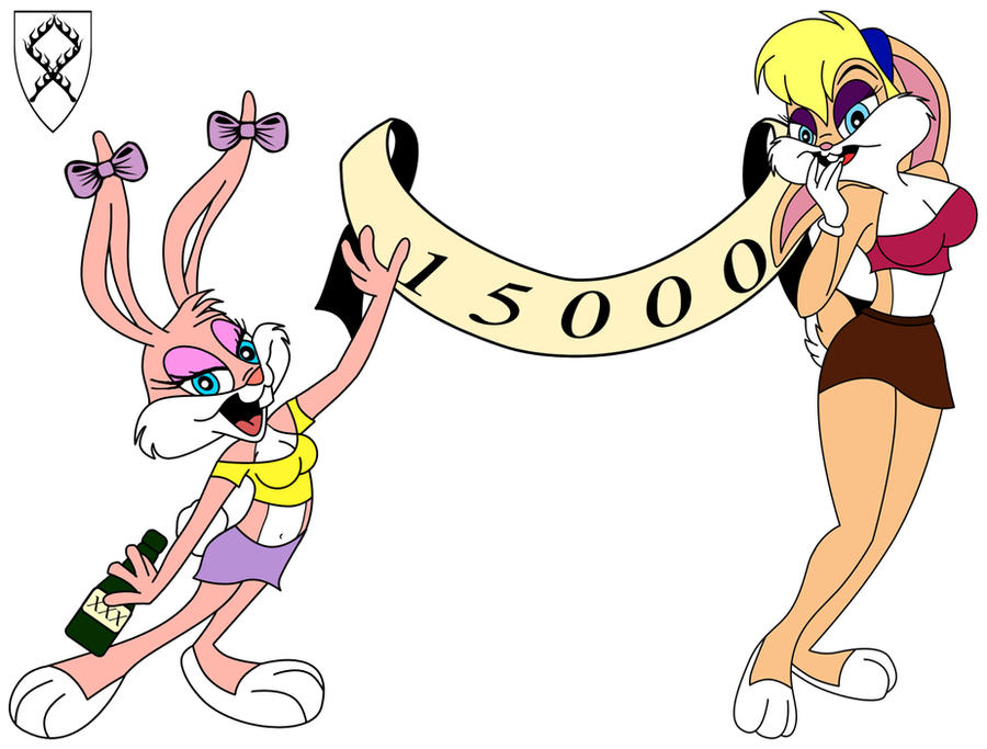 Babs and Lola Bunny 15k by oden2 on deviantART