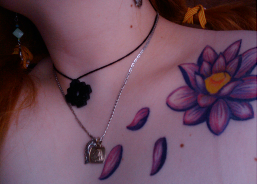 Lotus flower tattoo - flower tattoo