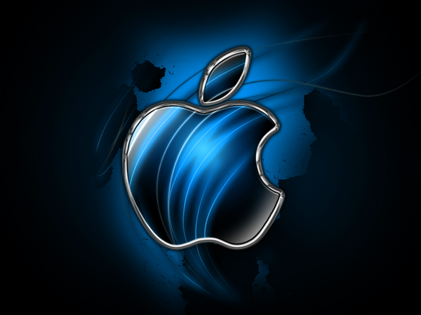 BLUE APPLE Wallpaper > Apple Wallpapers > Mac Wallpapers > Mac Apple Linux Wallpapers
