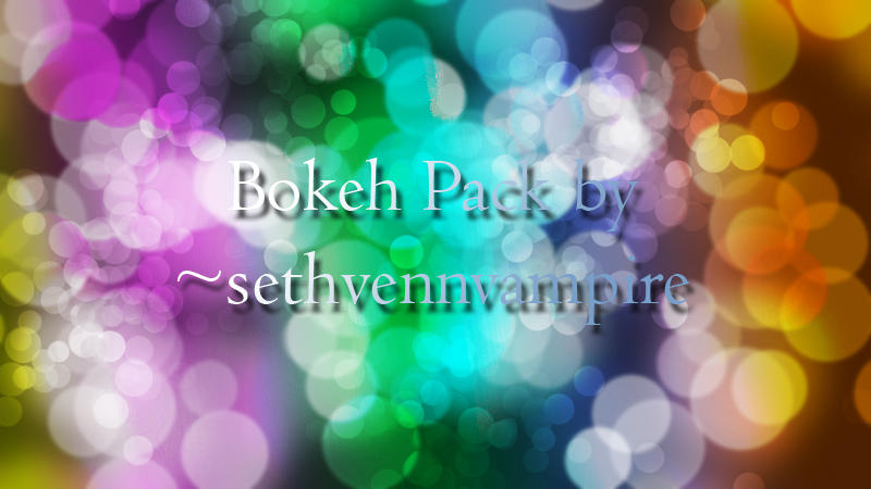 Bokeh wallpaper package with PSDs