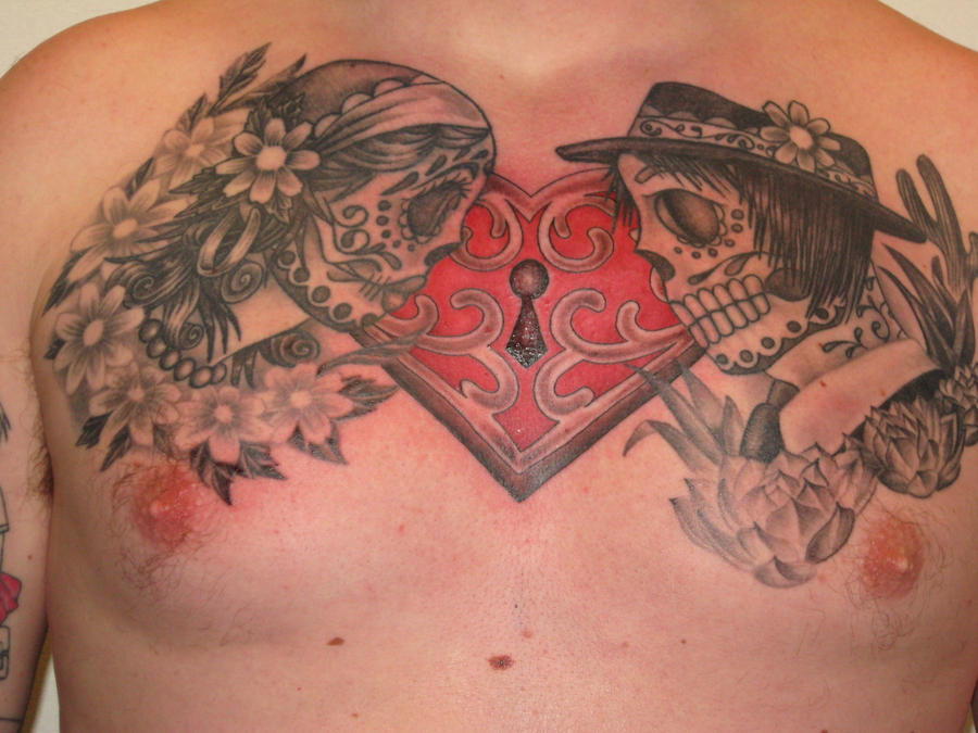 Simons Chest - chest tattoo