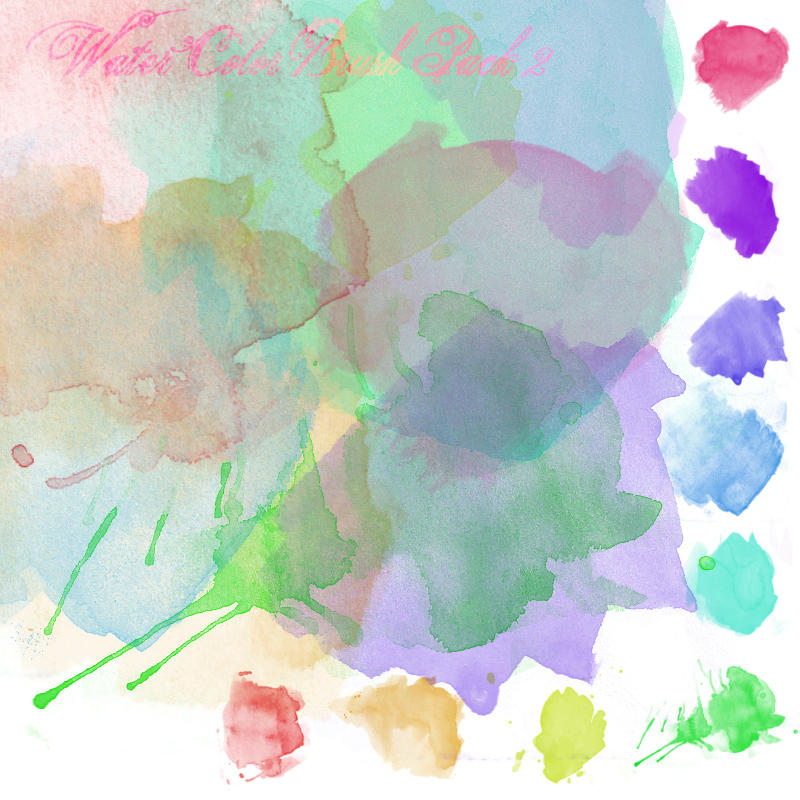 Watercolor Brush Pack 2 by youstolemysoul2