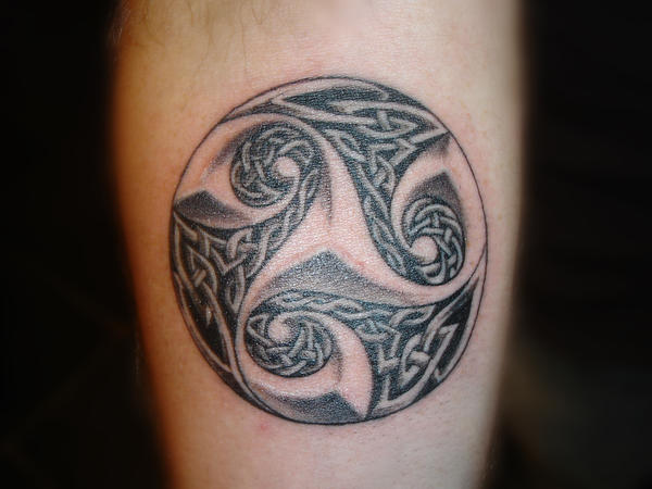 Celtic design - chest tattoo