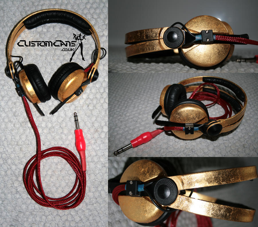 24ct gold dj headphones