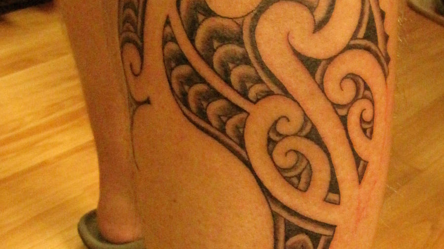 maori leg piece by