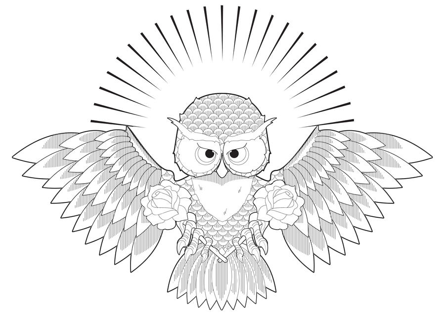 owl shirt tattoo design by booders9 on deviantART