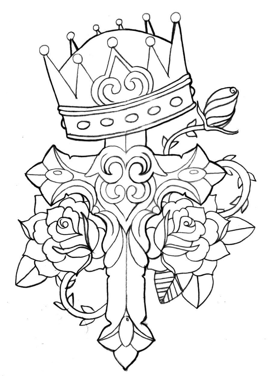 tattoo designs coloring pages - photo #27