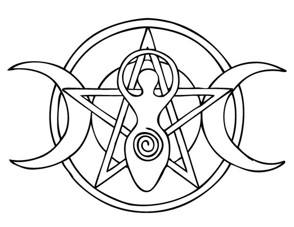 pagan children moon coloring pages - photo #10