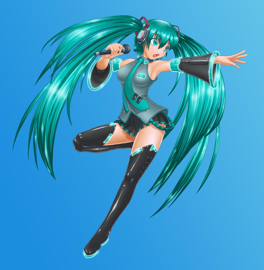 Hatsune Miku Character Only By Pieterator On Deviantart