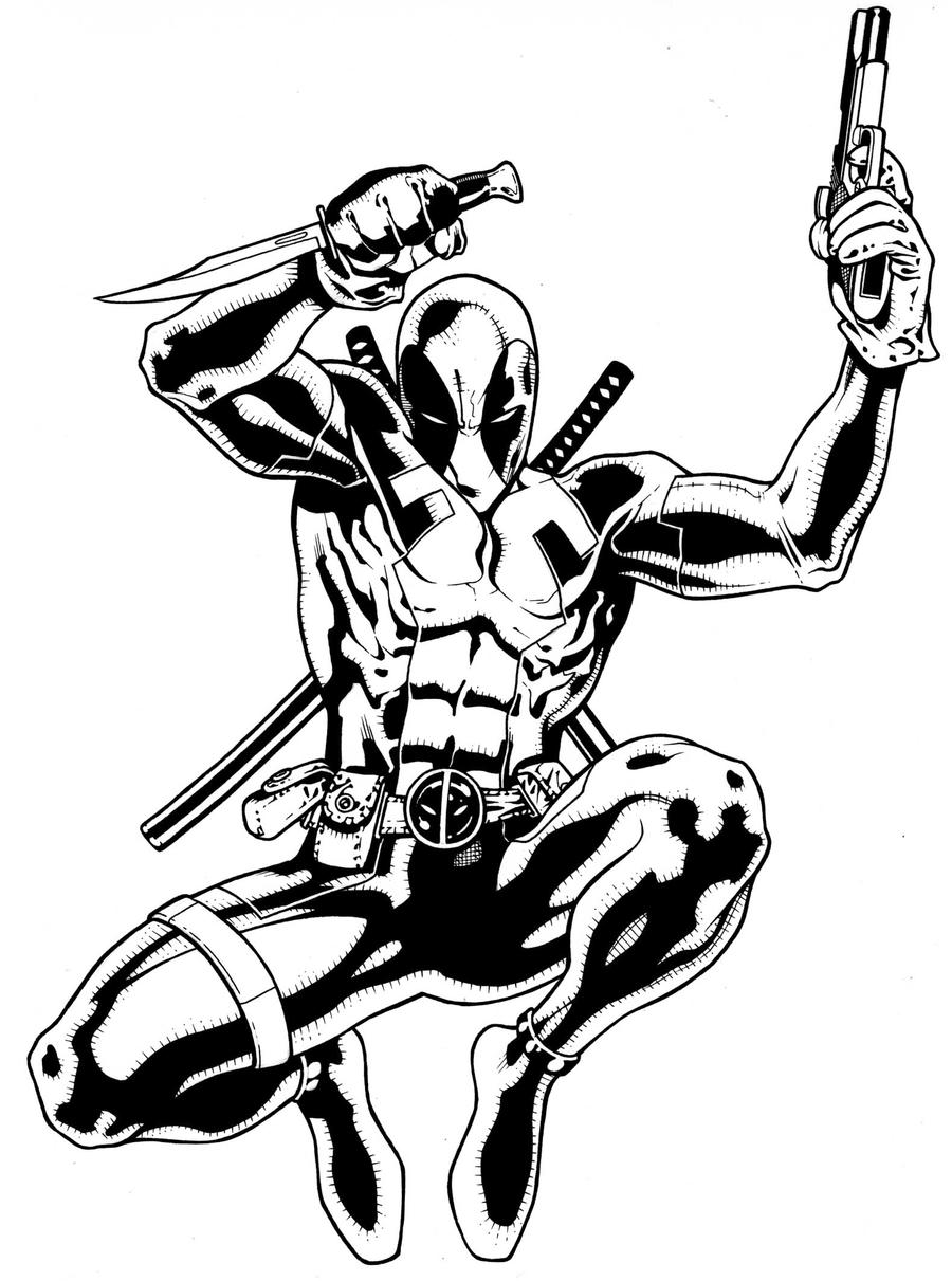 lady deadpool coloring pages - photo #33