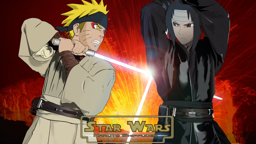 naruto_vs_sasuke__star_wars__by_unrealpixel-d3nfh33.png
