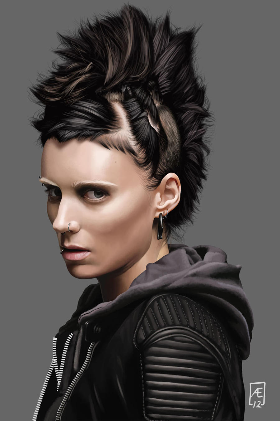 The girl with the dragon tattoo by Aedrian on DeviantArt