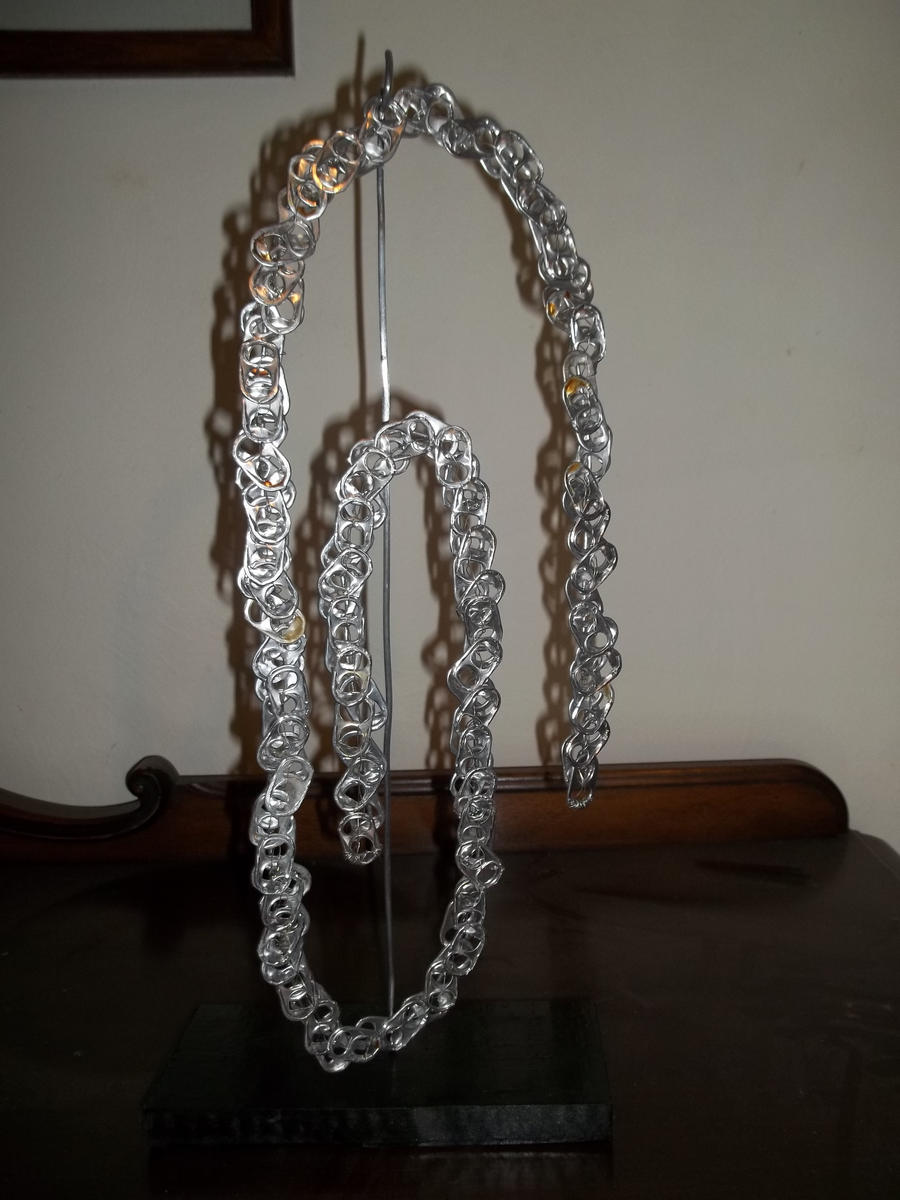 paper clip sculpture