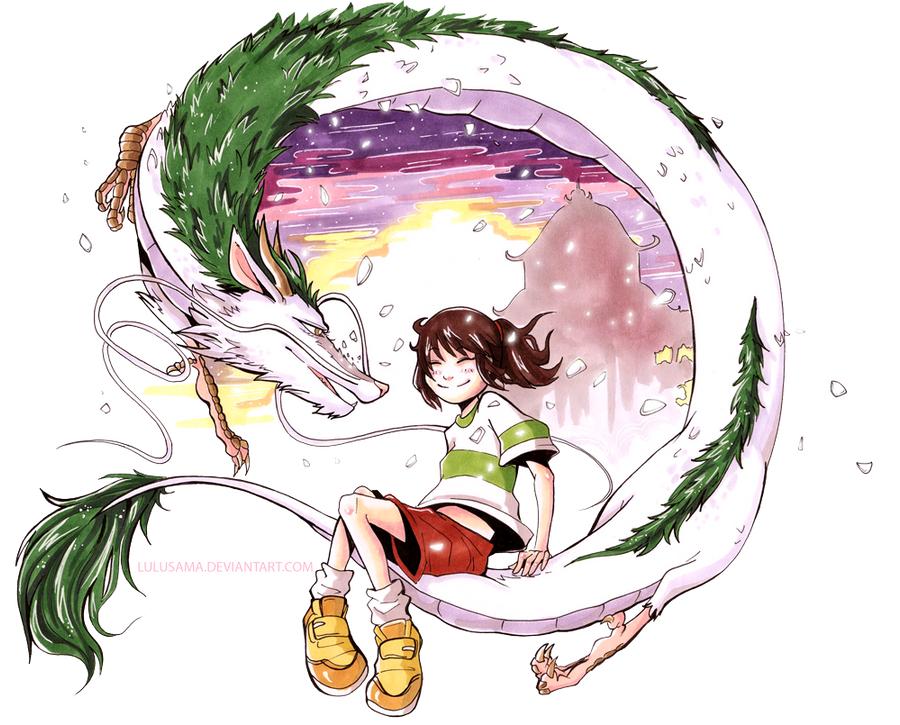 _commission__spirited_away_by_lulusama-d5ivst8