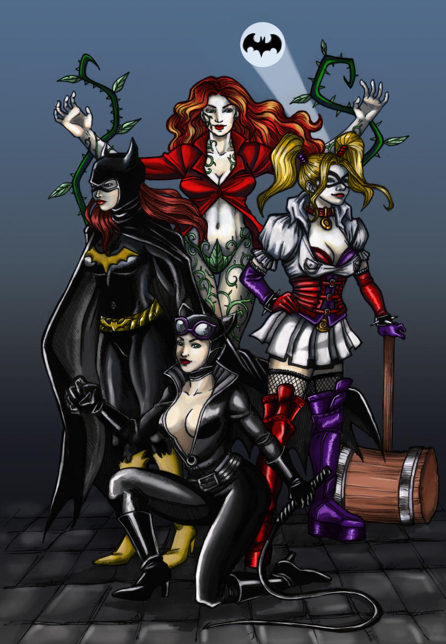 Batman Girls by Valaquia on DeviantArt