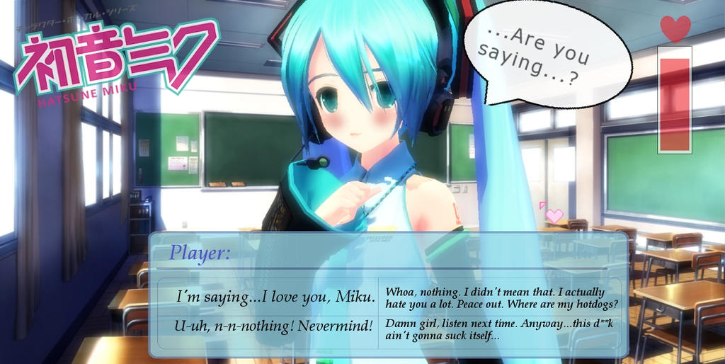 HATSUNE MIKU DATING SIM!? | Let's Play: To You of The ...