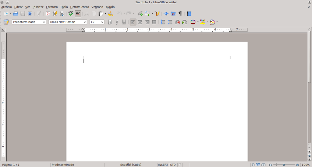 LibreOffice en KDE