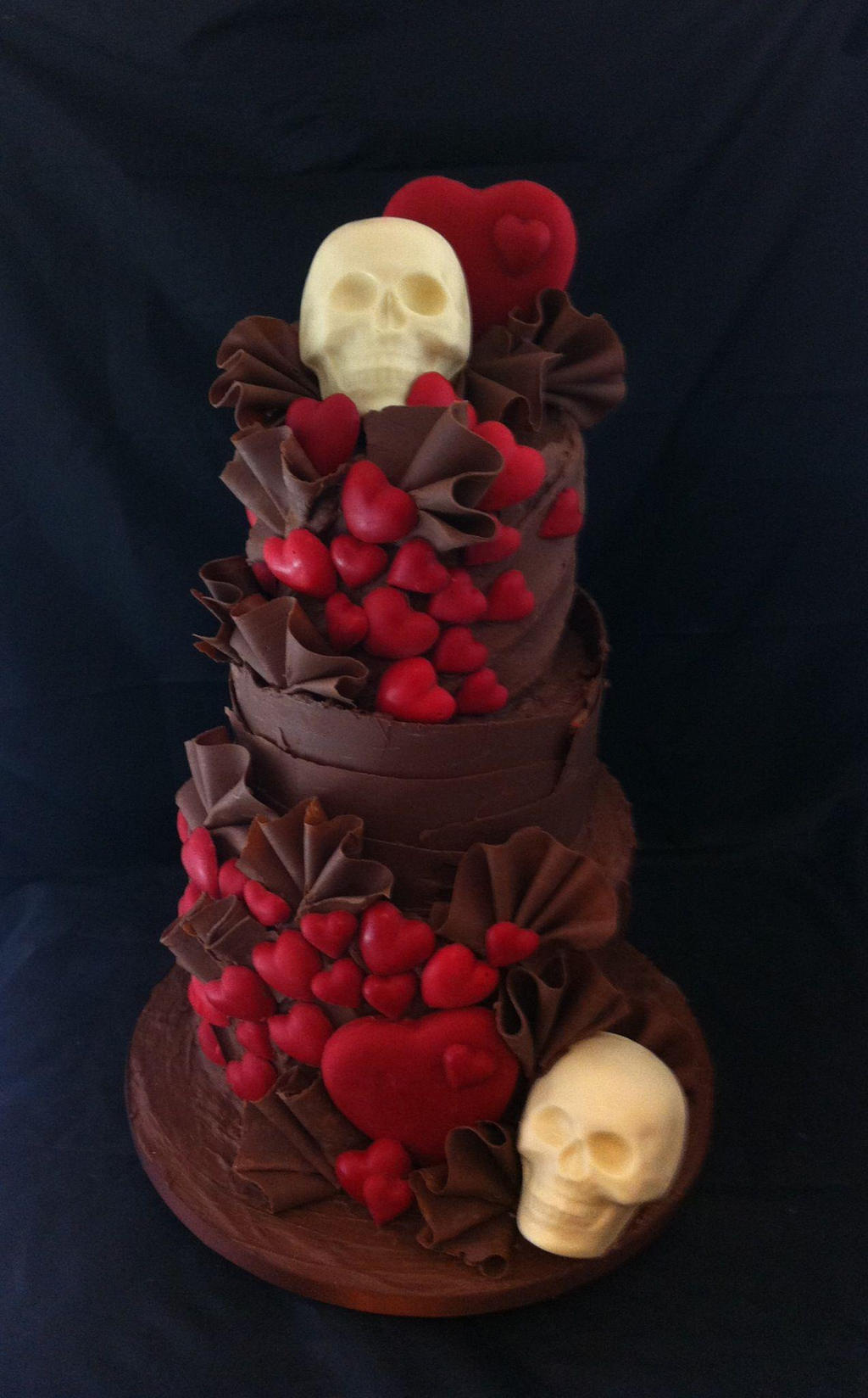 Skull Cakes (cake ideas for a Gothic wedding, Yule/Winter ...