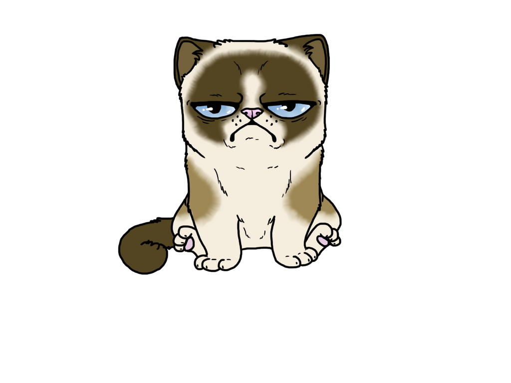 free grumpy cat clip art - photo #5