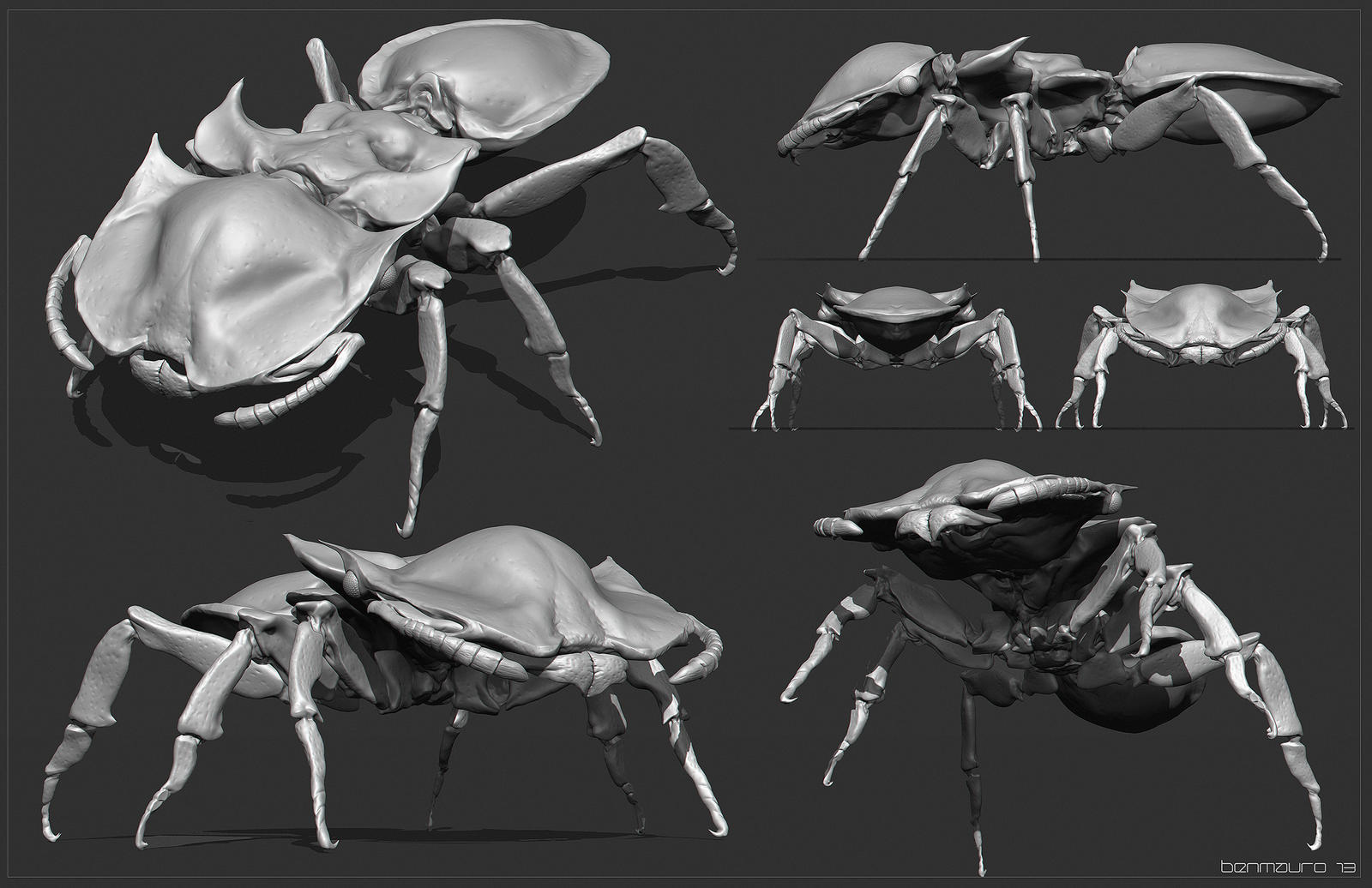 warmup___golden_turtle_ant_study__by_benmauro-d6a677j.jpg