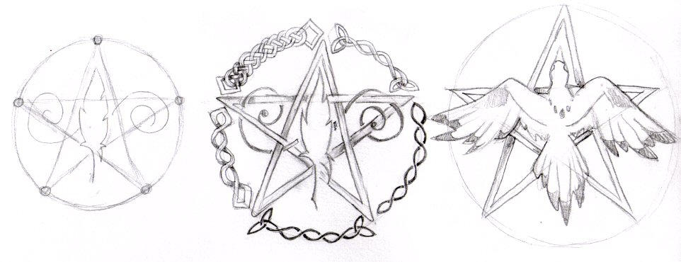 tattoo designs, pentacle by ~daisyamnell on deviantART