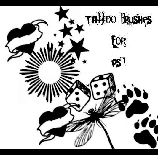Temp Tattoo Brushes by ~d00bie on deviantART