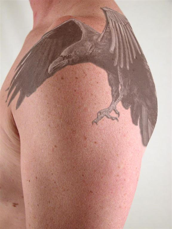 Raven Tattoo by ~American-Heathen on deviantART