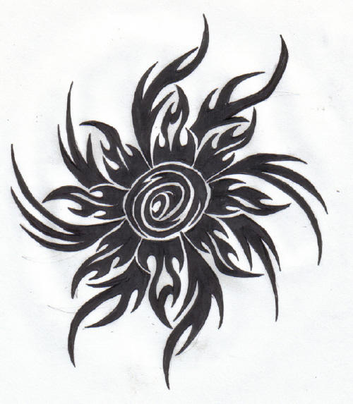 sun tattoos Tribal Sun