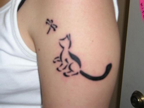 Shadow cat tattoo by Oulancat on deviantART